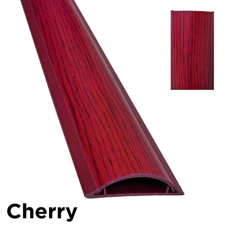 Electriduct Cable Shield Cord Cover- 2"-31"- Wood Grain Cherry CSX-2-31-WGC